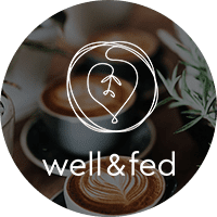 Well and Fed logo, RedDeskCo partner in Peckham